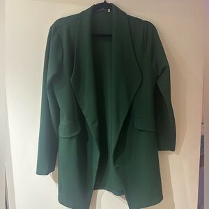 Dark green blazer